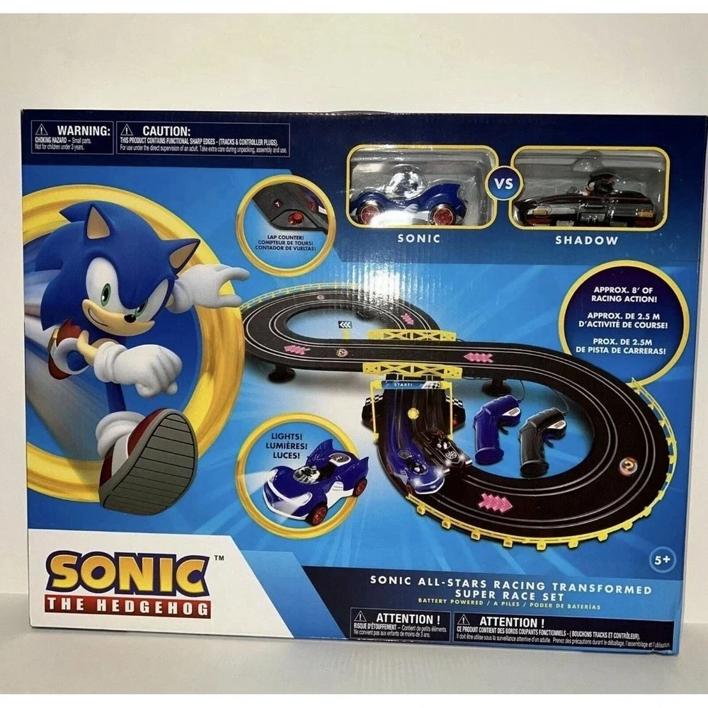 NEW Sonic and‎ Shadow Sega All-Stars Racing Transformed Super Race Set Track NIB